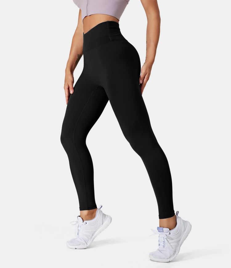 Cloudful® Crossover Color Block 7/8 Leggings - Zealous