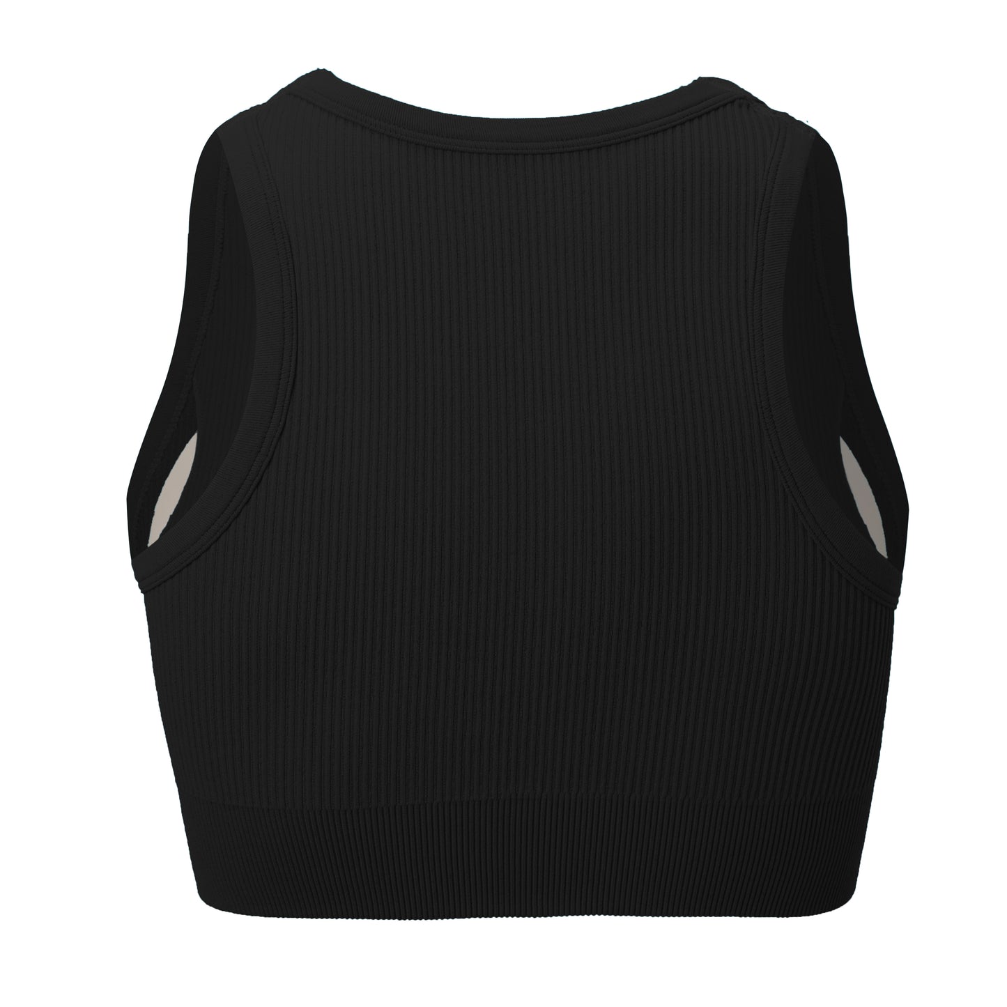 Raven Rib Knit Sports Bra