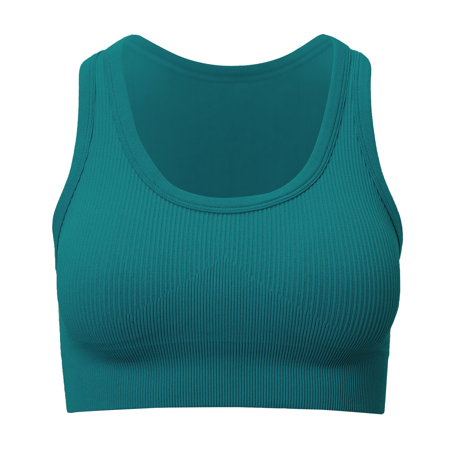 Raven Rib Knit Sports Bra