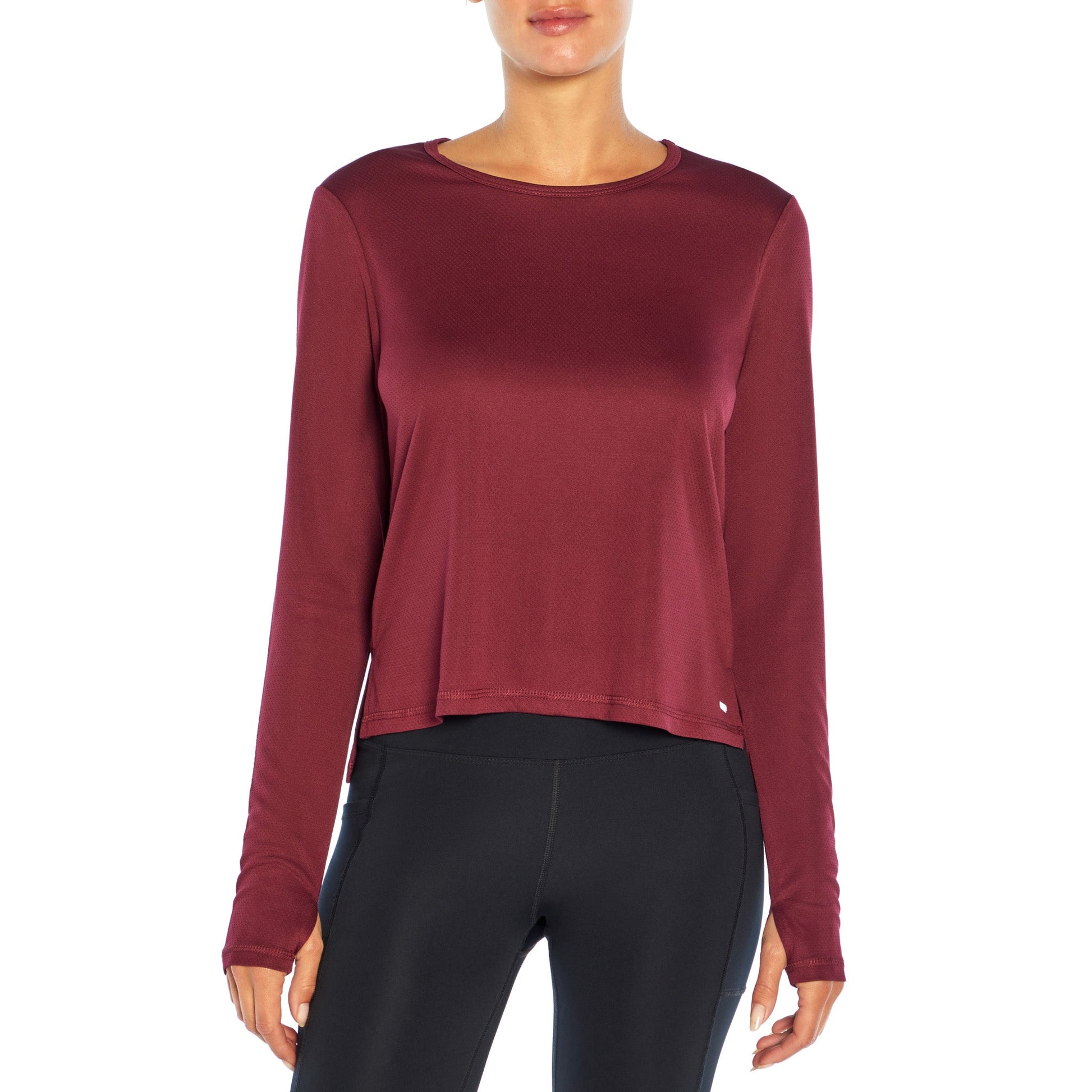 Anya Long Sleeve High-Low Hem Top - Zealous