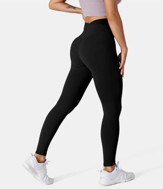 Cloudful® Crossover Color Block 7/8 Leggings - Zealous