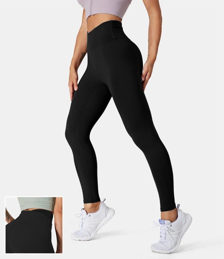 Cloudful® Crossover Color Block 7/8 Leggings - Zealous