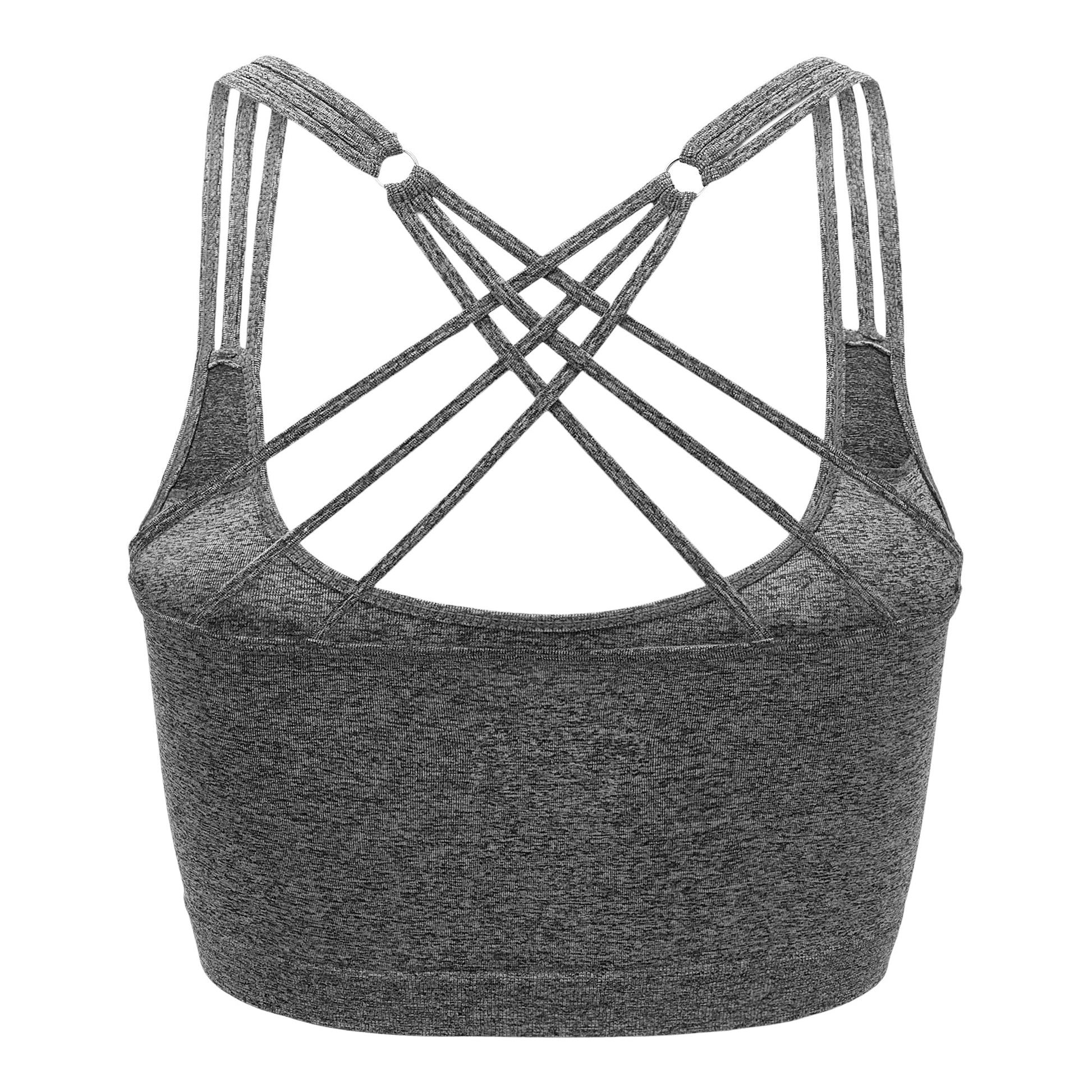 Crissy Cross Back Sports Bra - Zealous