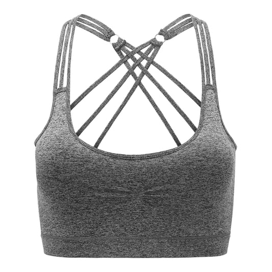 Crissy Cross Back Sports Bra - Zealous