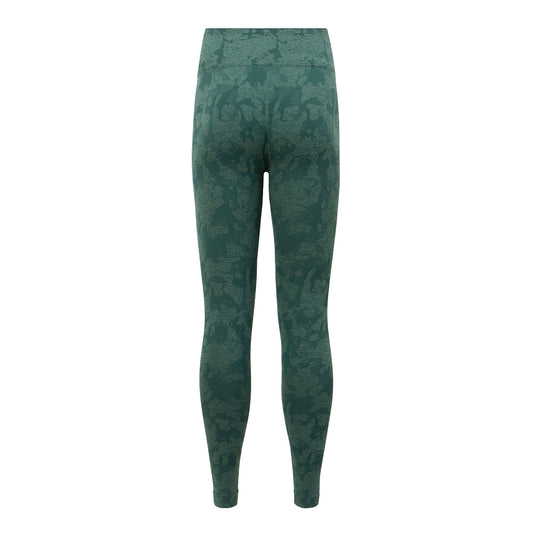 Danny Dark Green Camouflage Butt lifting Seamless Leggings - Zealous