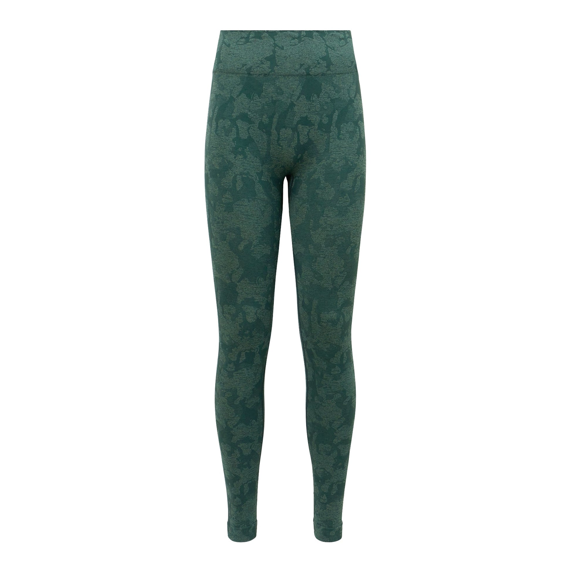 Danny Dark Green Camouflage Butt lifting Seamless Leggings - Zealous