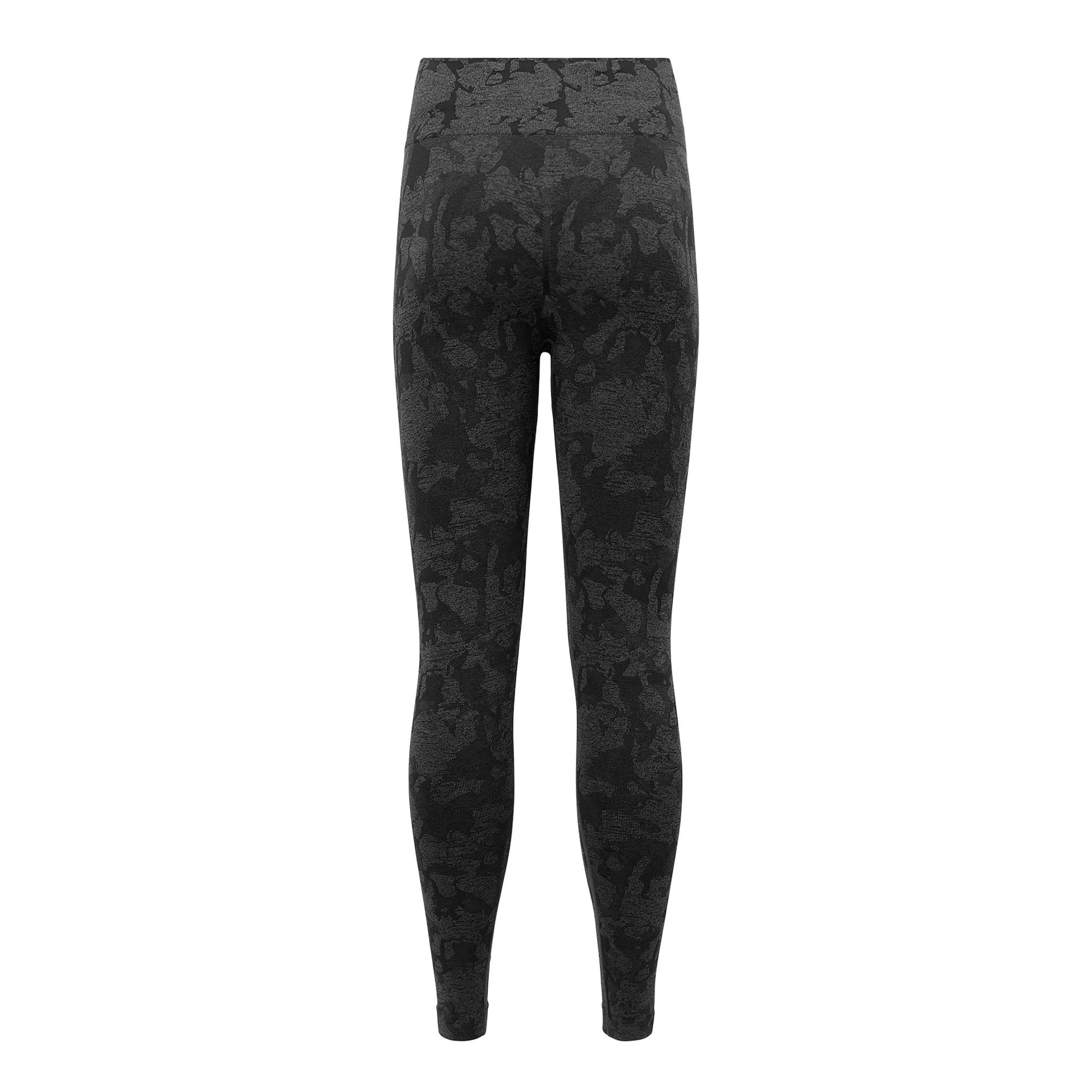 Leslie Black & Gray Camouflage Legging Butt Lifting Legging - Zealous