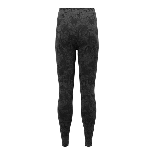 Leslie Black & Gray Camouflage Legging Butt Lifting Legging - Zealous